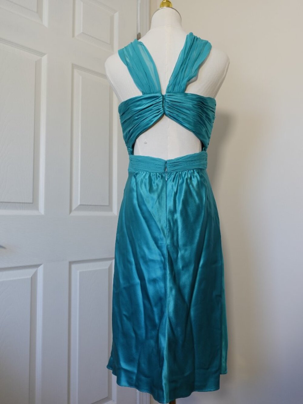 100% silk cocktail dress from the Marc Bouwer Glam It! collection Size 4 - Picture 5 of 6